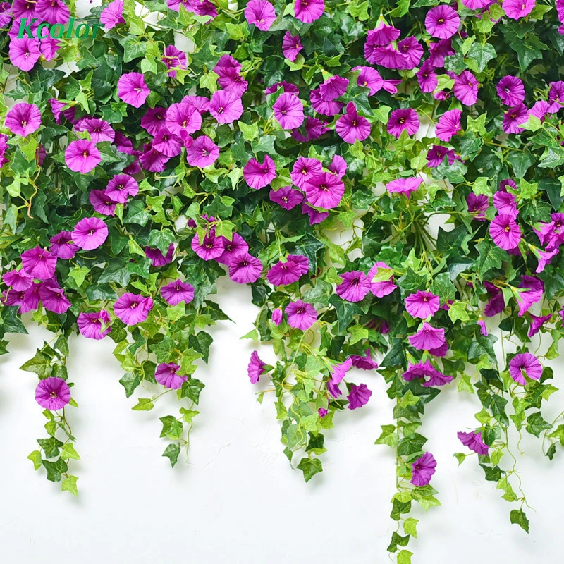 62cm Plastic Morning Glory Flower Cheap Artificial Flower Arrangements for Home Decoration