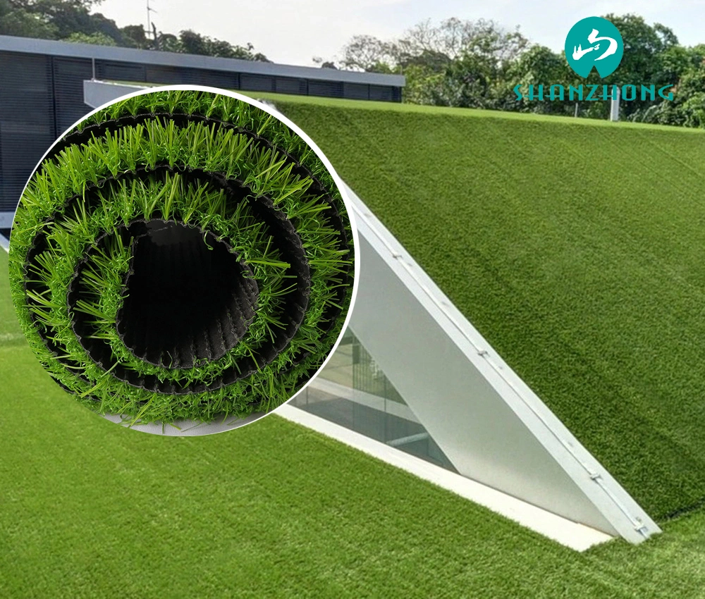 Automatic Drainage Soft and Comfortable Artificial Plant Grass High-Quality Simulation Artificial Soccer Turf