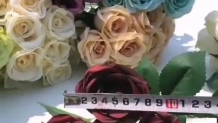 Fiore di seta artificiale all'ingrosso di fiori di seta economici per la decorazione domestica di nozze