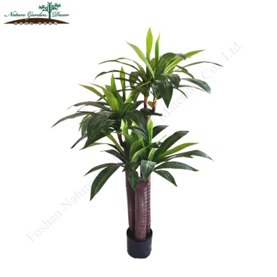 Quasi naturale canna di massa artificiale albero della fortuna Dracaena Fragrans